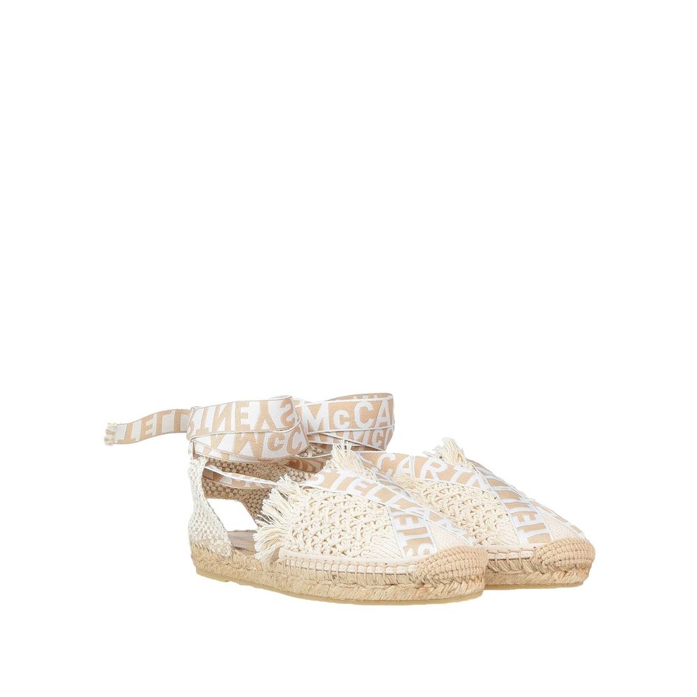 Beige Canvas Espadrilles - ventzia