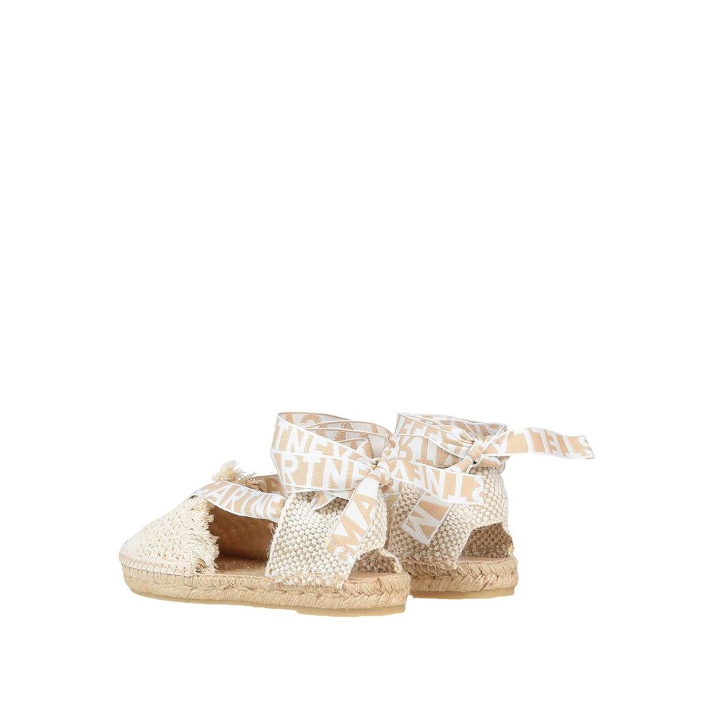 Beige Canvas Espadrilles - ventzia