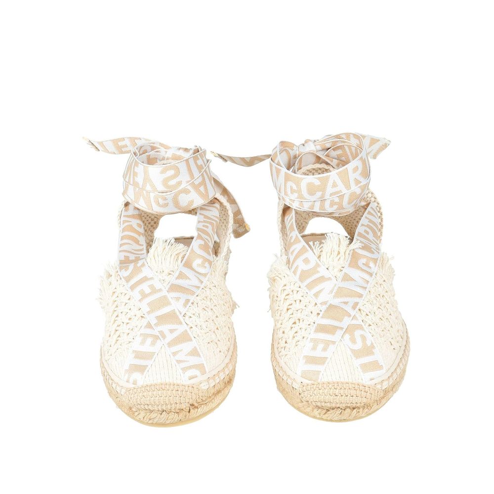 Beige Canvas Espadrilles - ventzia