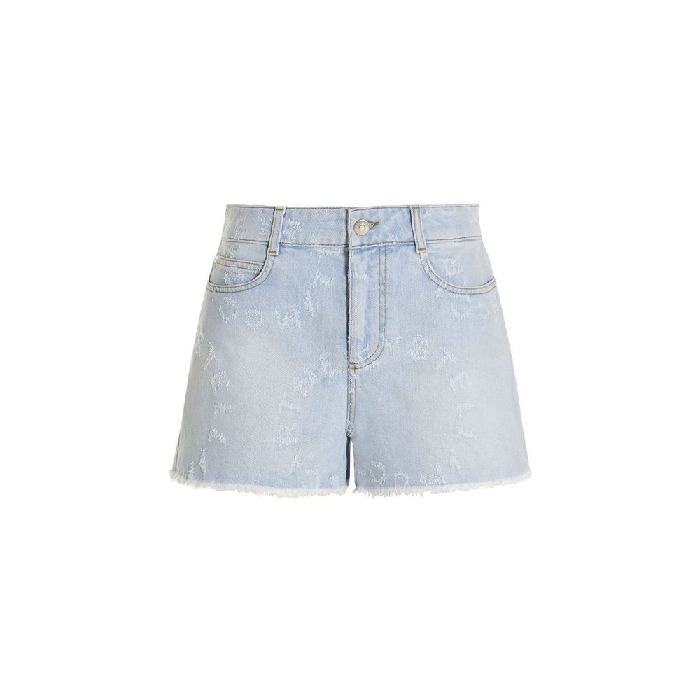 Blue Denim Shorts - ventzia