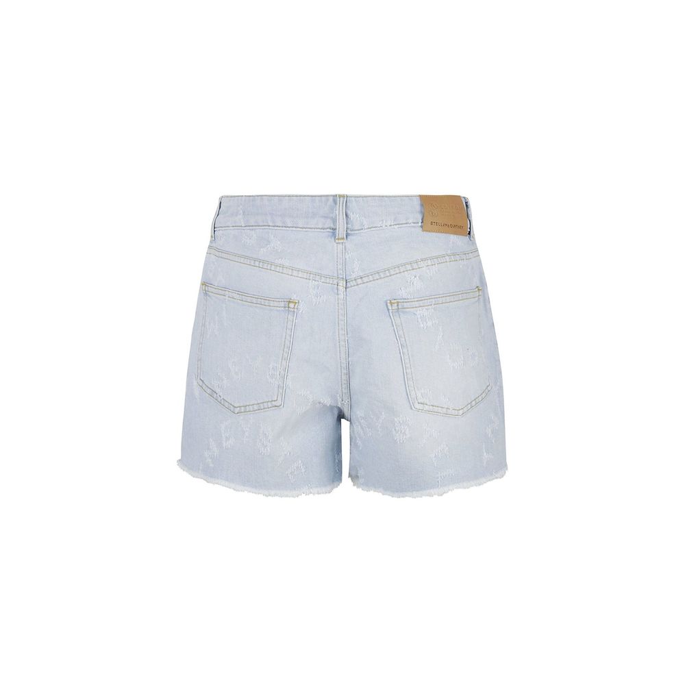 Blue Denim Shorts - ventzia
