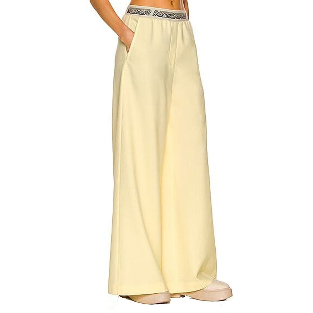 Bicolor Wool Casual Pants - ventzia
