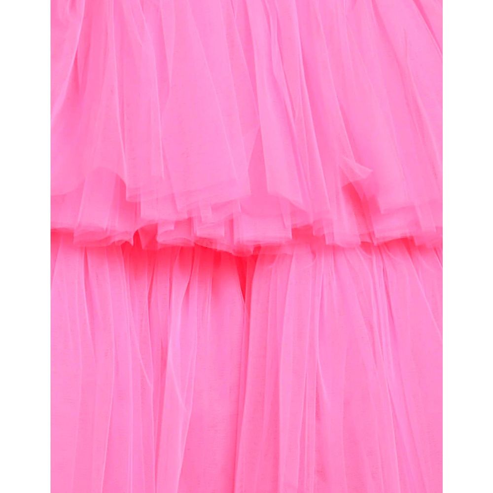 Multicolor Cotton Cocktail Dress - ventzia
