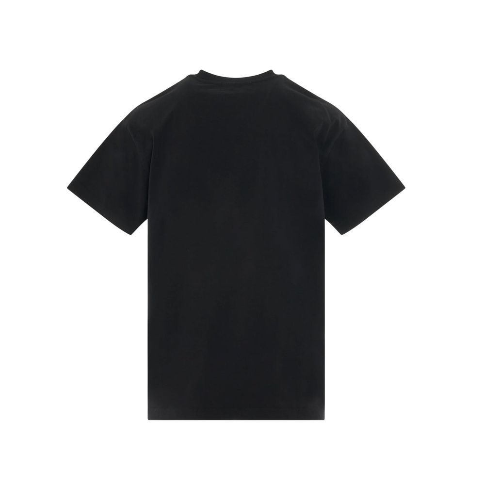 Black Cotton T-Shirt - ventzia