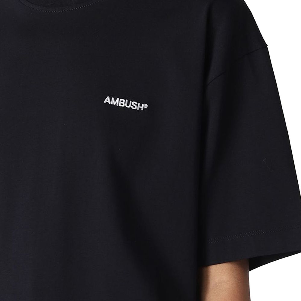 Black Cotton T-Shirt - ventzia
