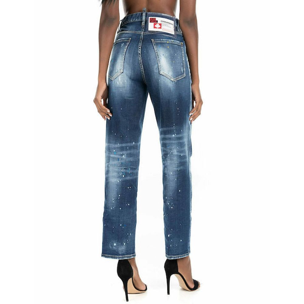 Blue Cotton Jeans Denim - ventzia