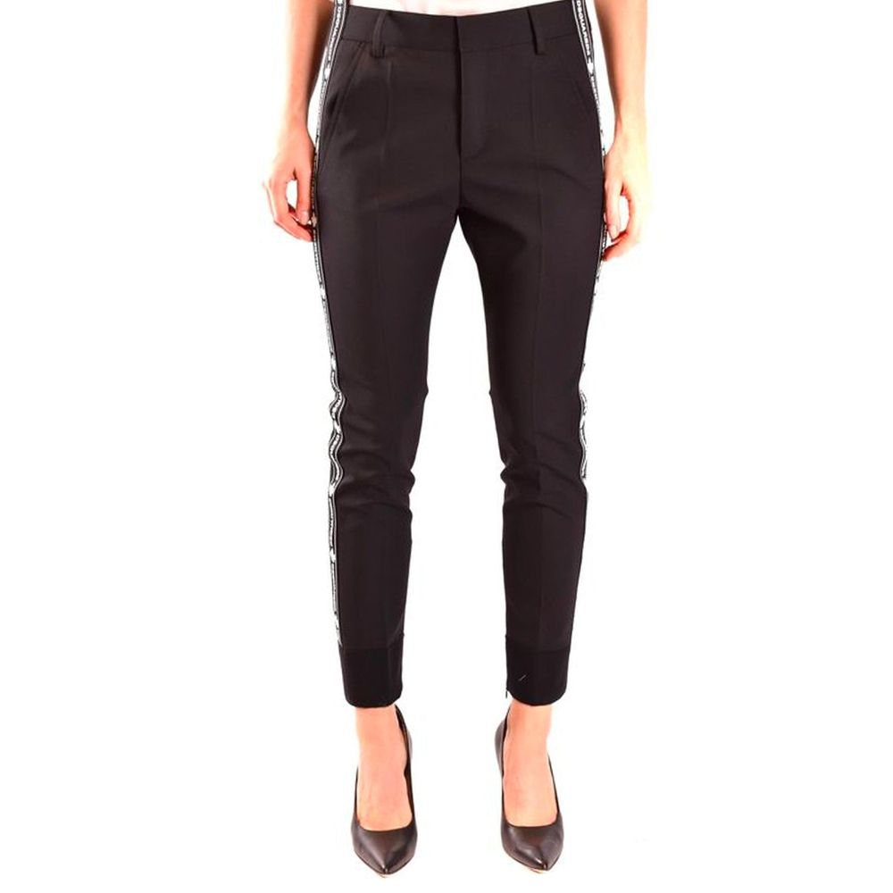 Black Wool Dress Pants - ventzia