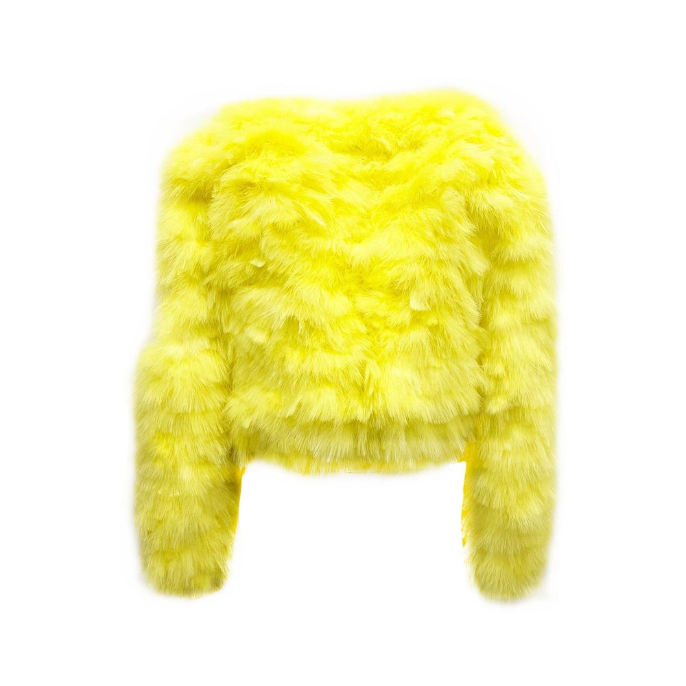 Bicolor Feather Bomber - ventzia