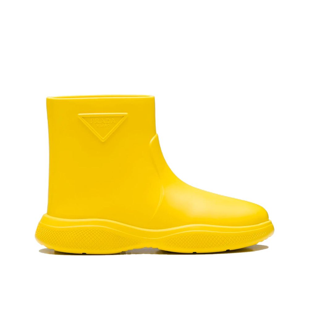 Bicolor Rubber Rain Boots - ventzia