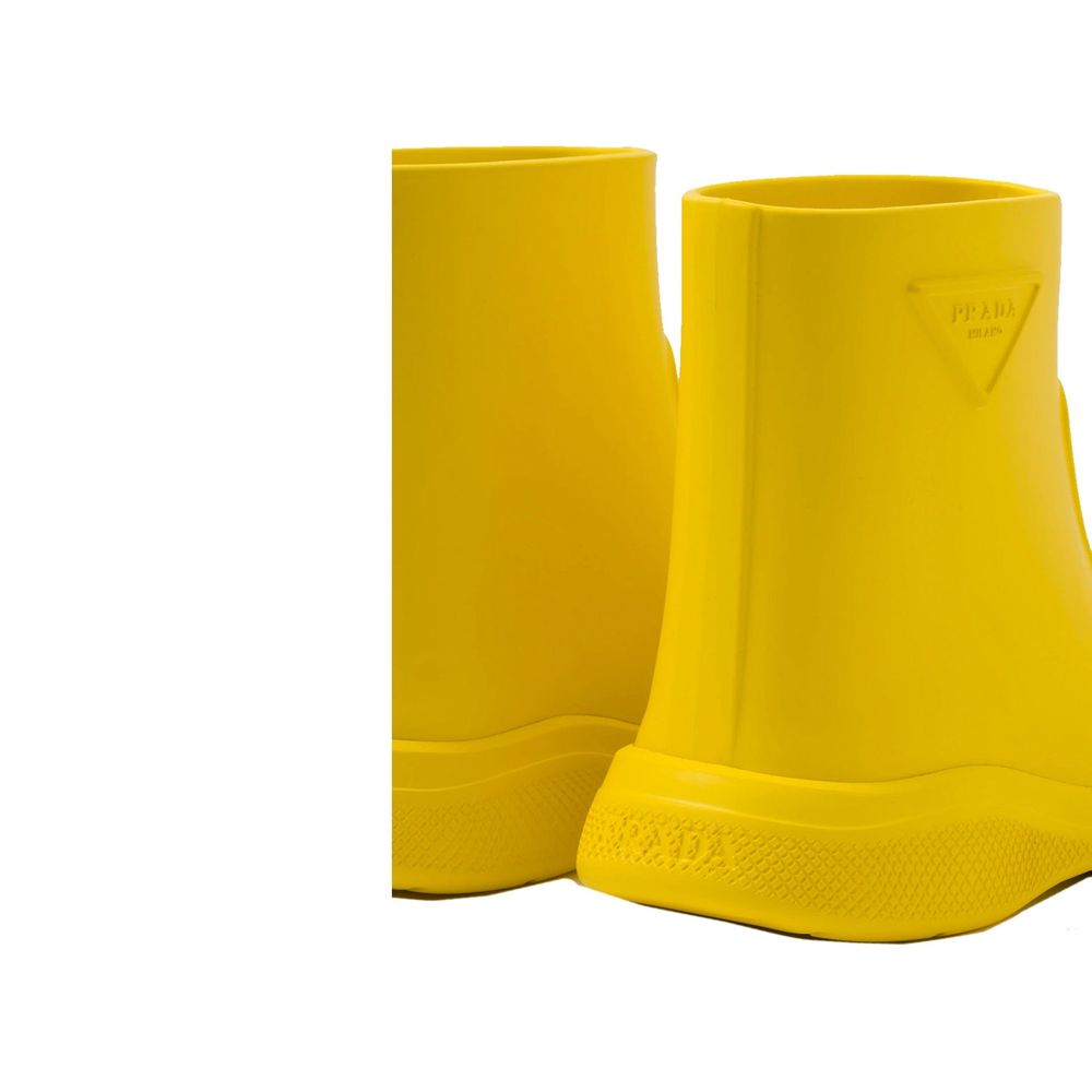 Bicolor Rubber Rain Boots - ventzia