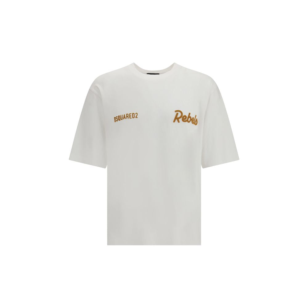 White Cotton T-Shirt - ventzia