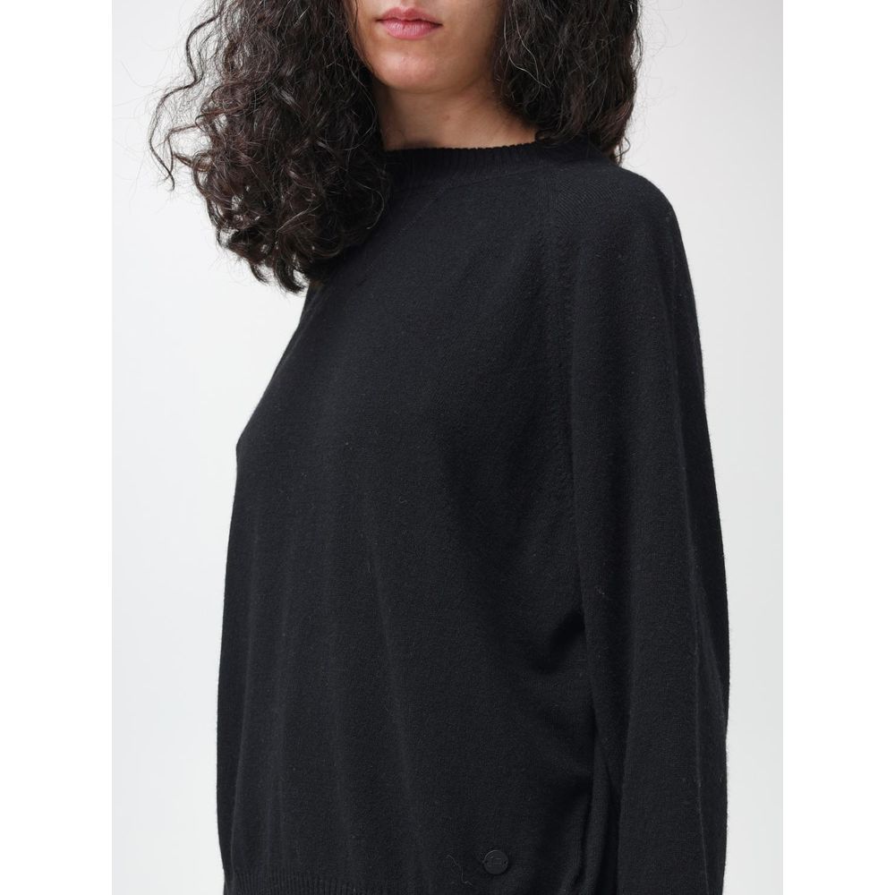 Black Cashmere Sweatshirt - ventzia
