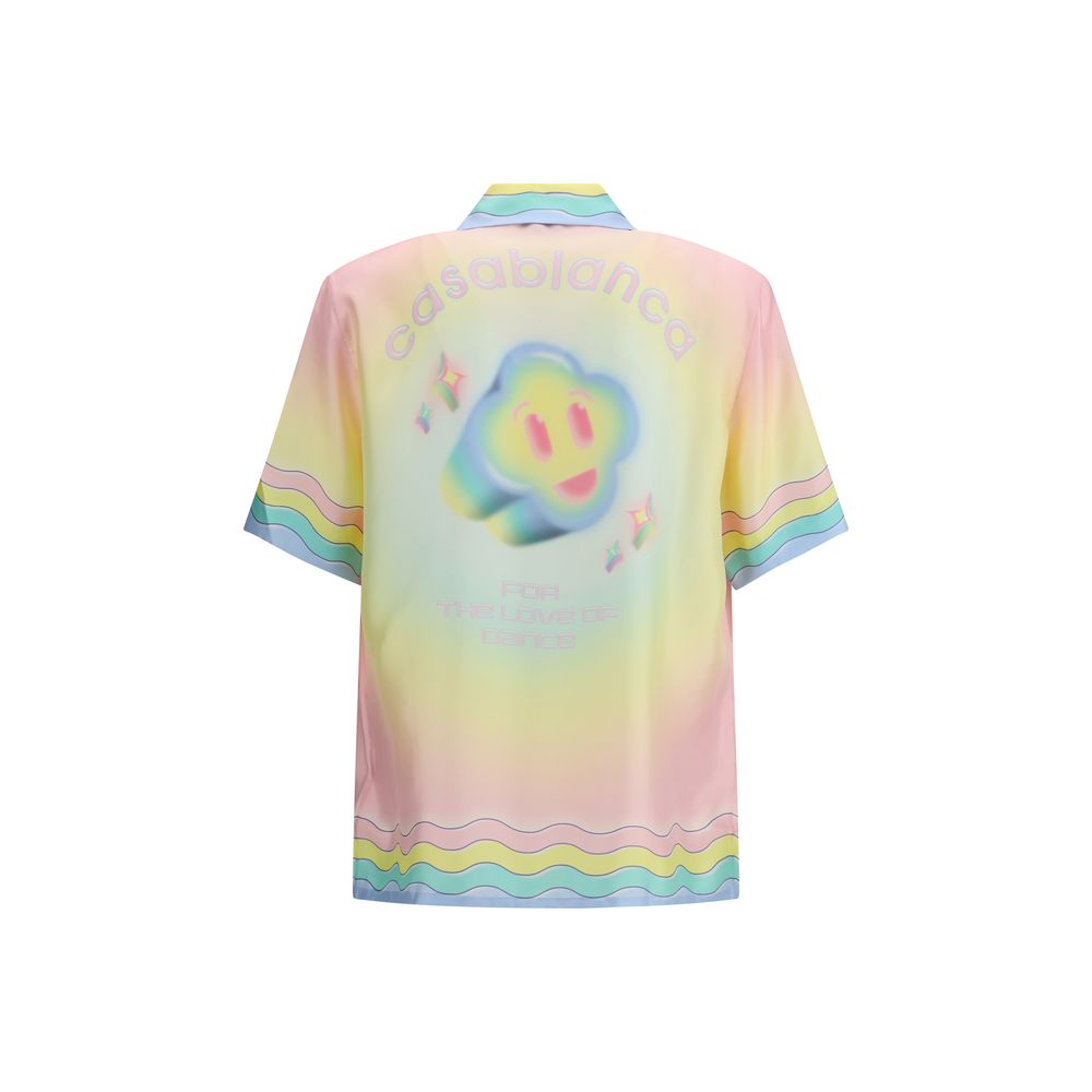 Multicolor Silk Pattern Shirt - ventzia