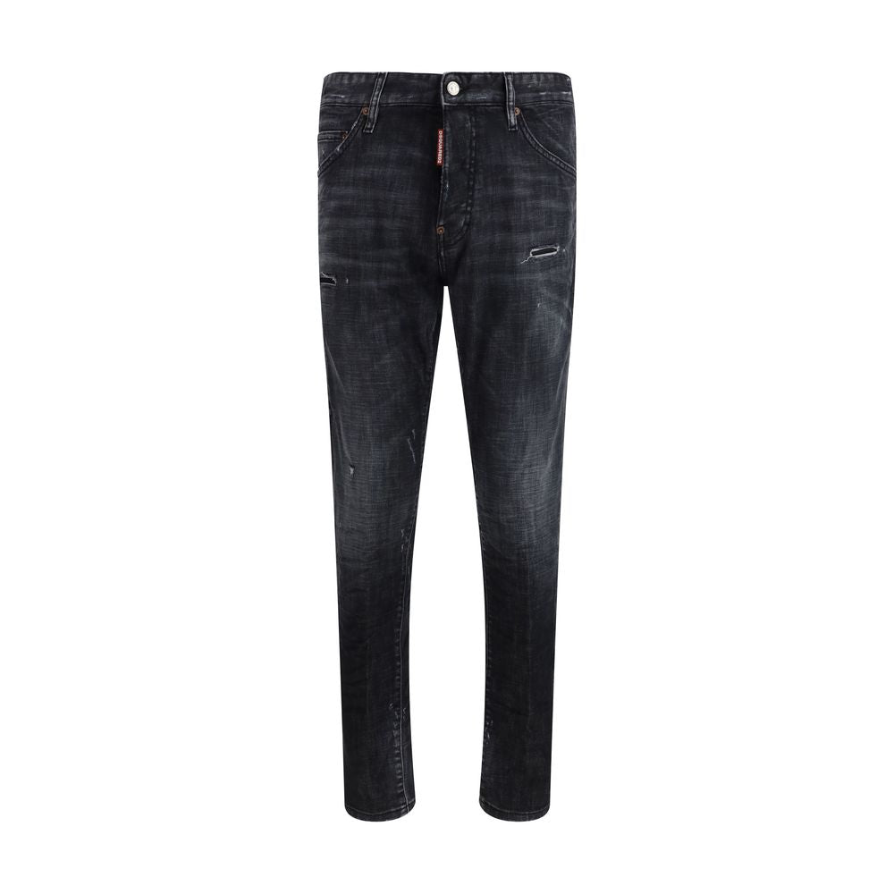 Black Cotton Jeans Denim - ventzia