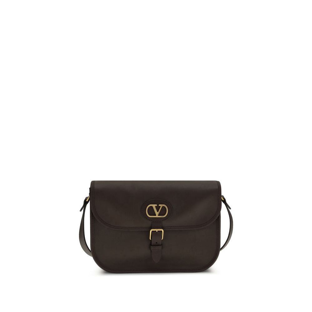 Brown Calf Leather Bos Taurus Shoulder Bag - ventzia