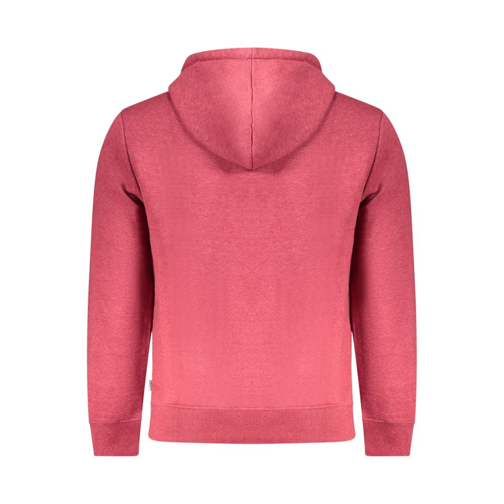 Red Polyester Men's Sweatshirt - ventzia