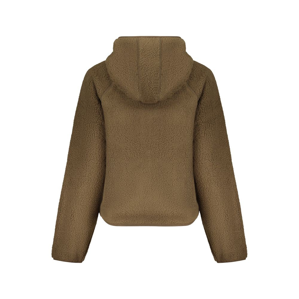 Marrone Polyester Women Sweatshirt - ventzia