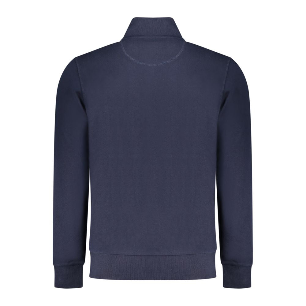 Blue Cotton Men Sweatshirt - ventzia