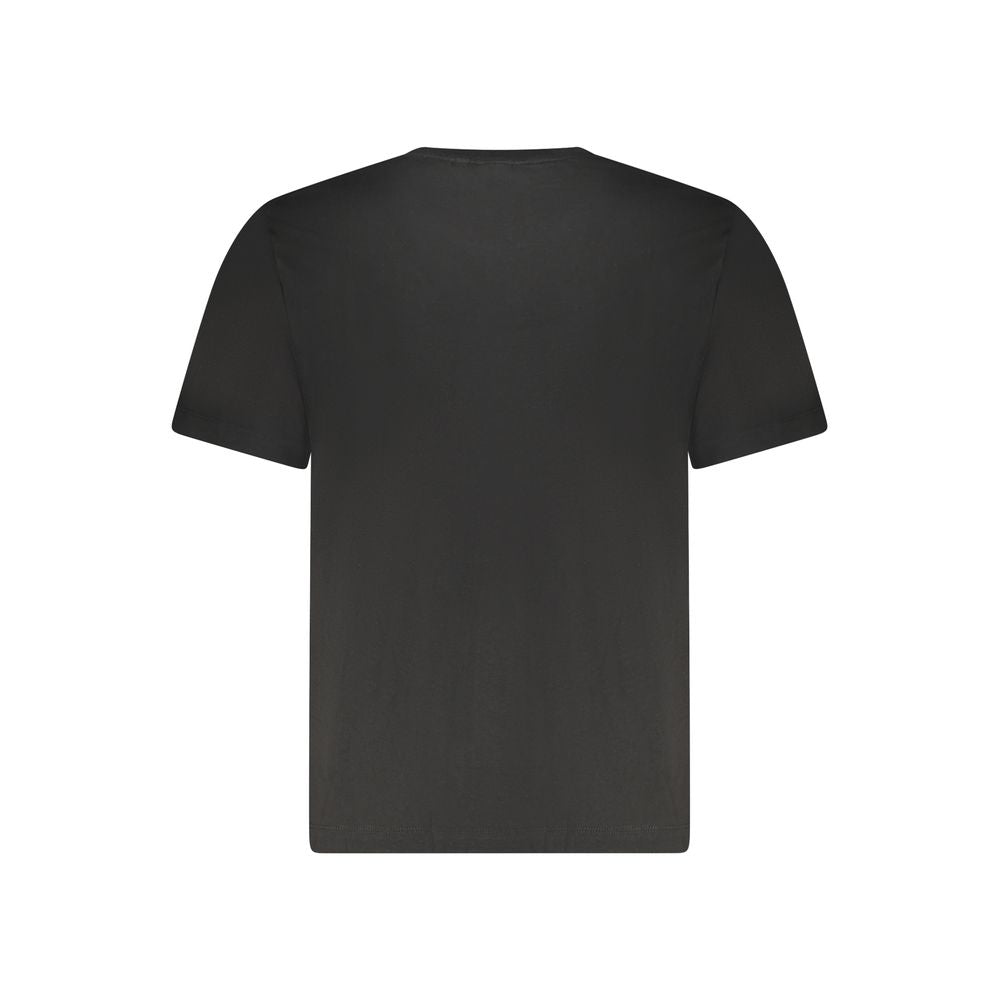 Black Cotton Men's T-Shirt - ventzia