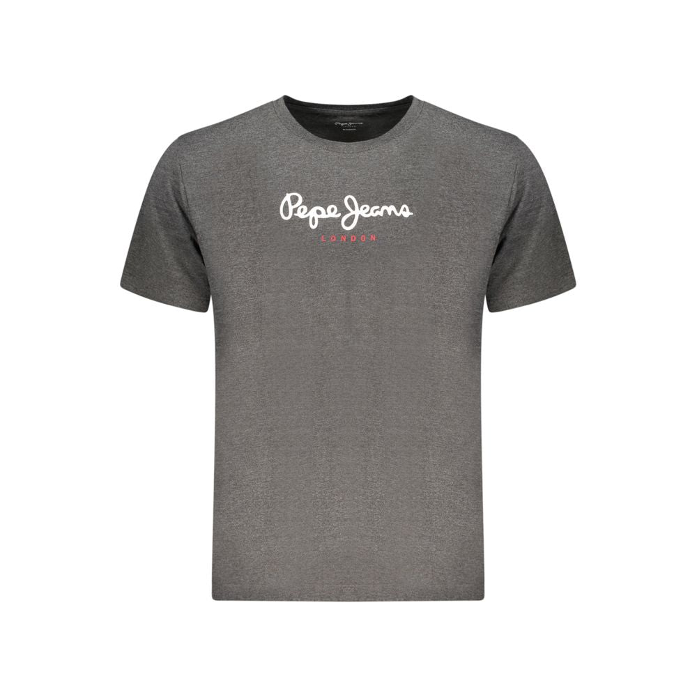 Grigio Cotton Men T-Shirt - ventzia