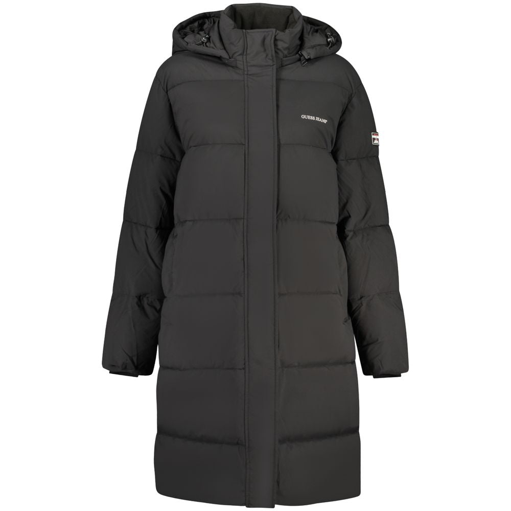 Black Polyester Women's Jacket - ventzia