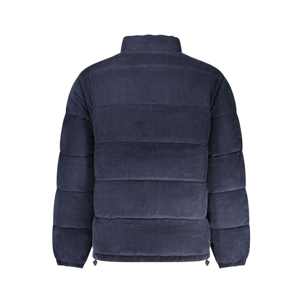 Blue Polyester Men's Jacket - ventzia