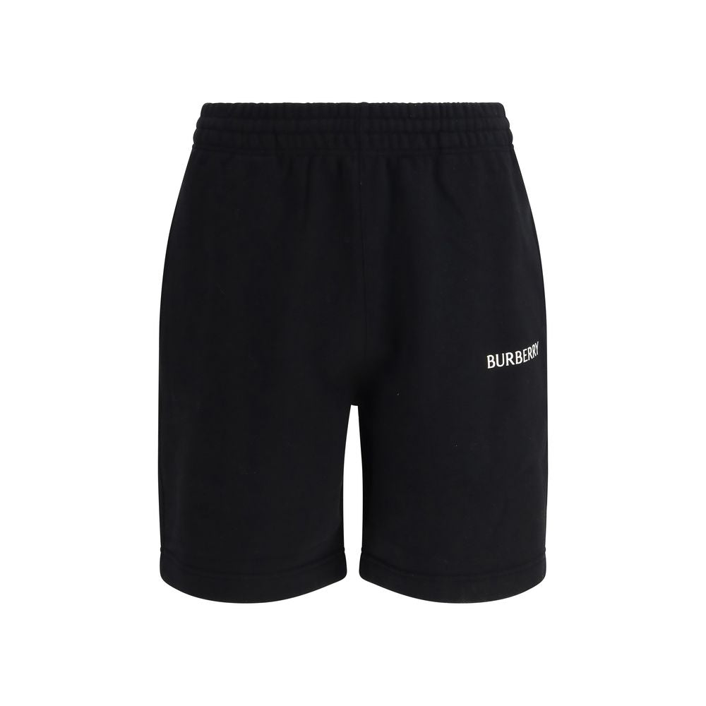 Black Cotton Bermuda Shorts - ventzia
