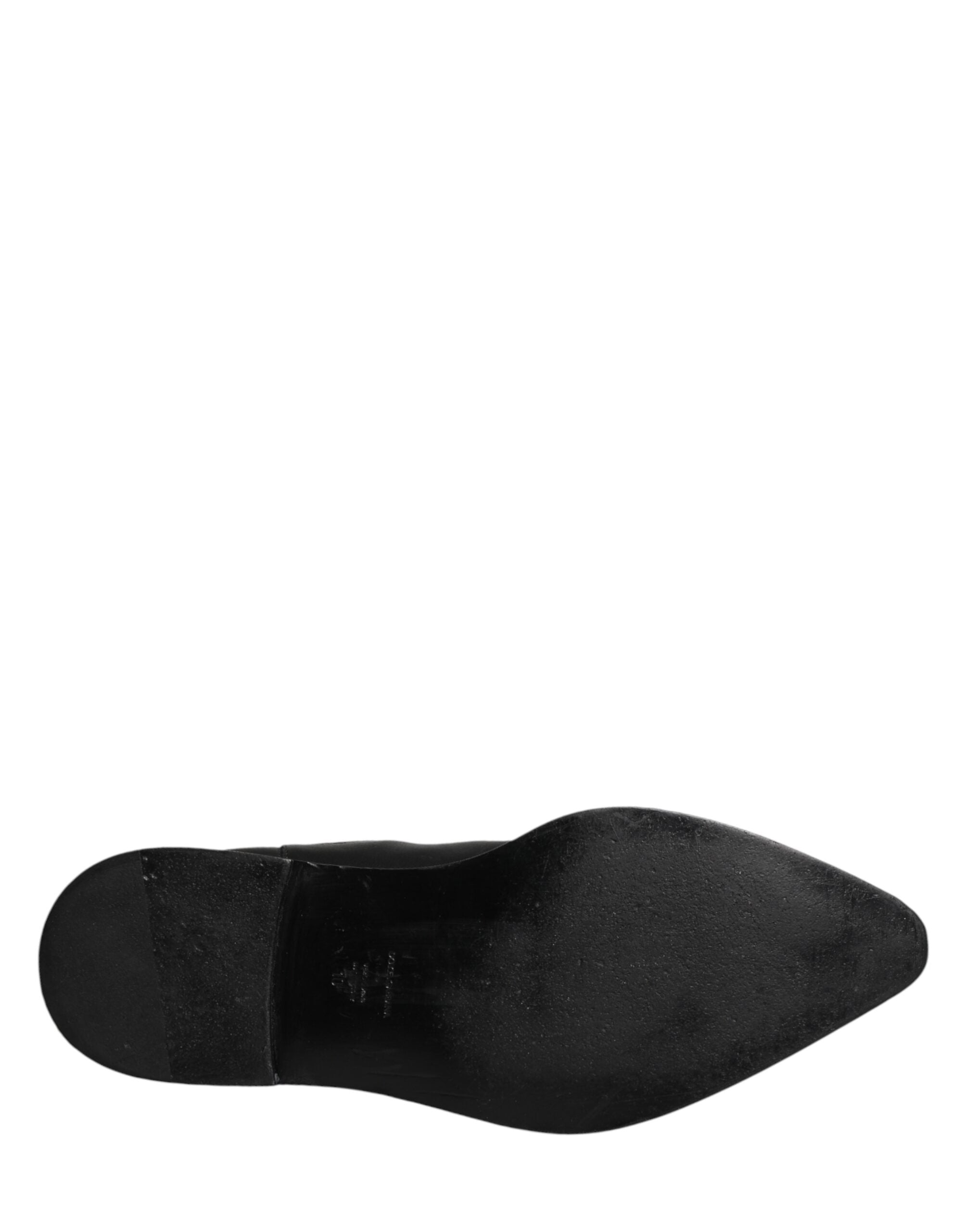 Black Chelsea Men Short Ankle Boots Shoes - ventzia