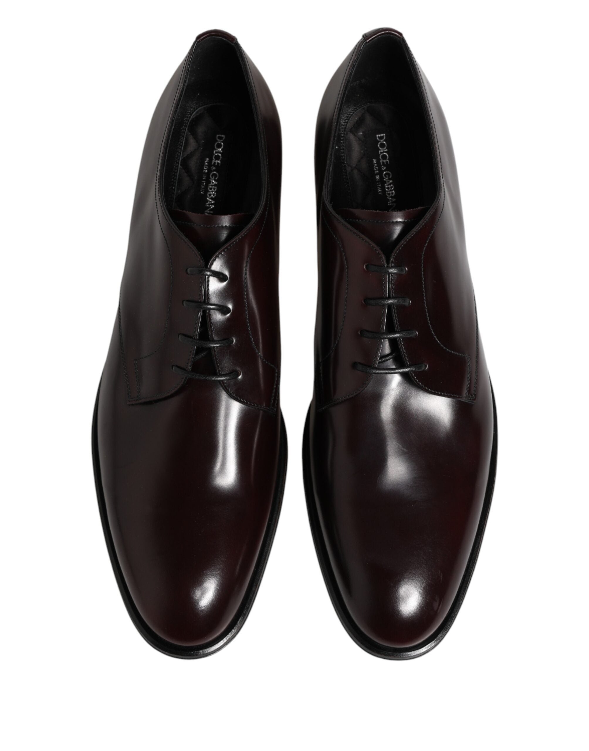 Black Lace Up Leather Dress Derby Men Shoes - ventzia