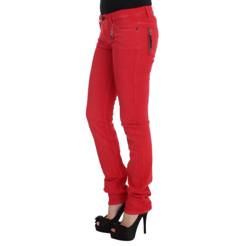 Multicolor Cotton Skinny Jeans - ventzia