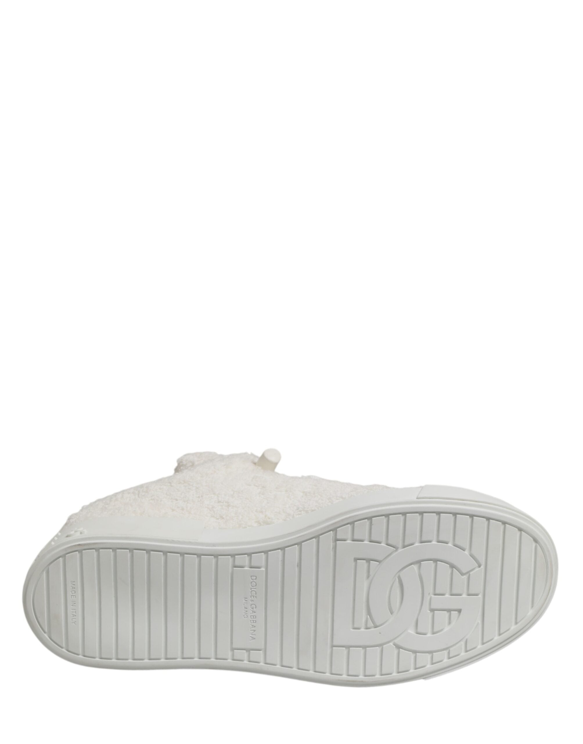White Faux Shearling Low Top Sneakers  Shoes - ventzia