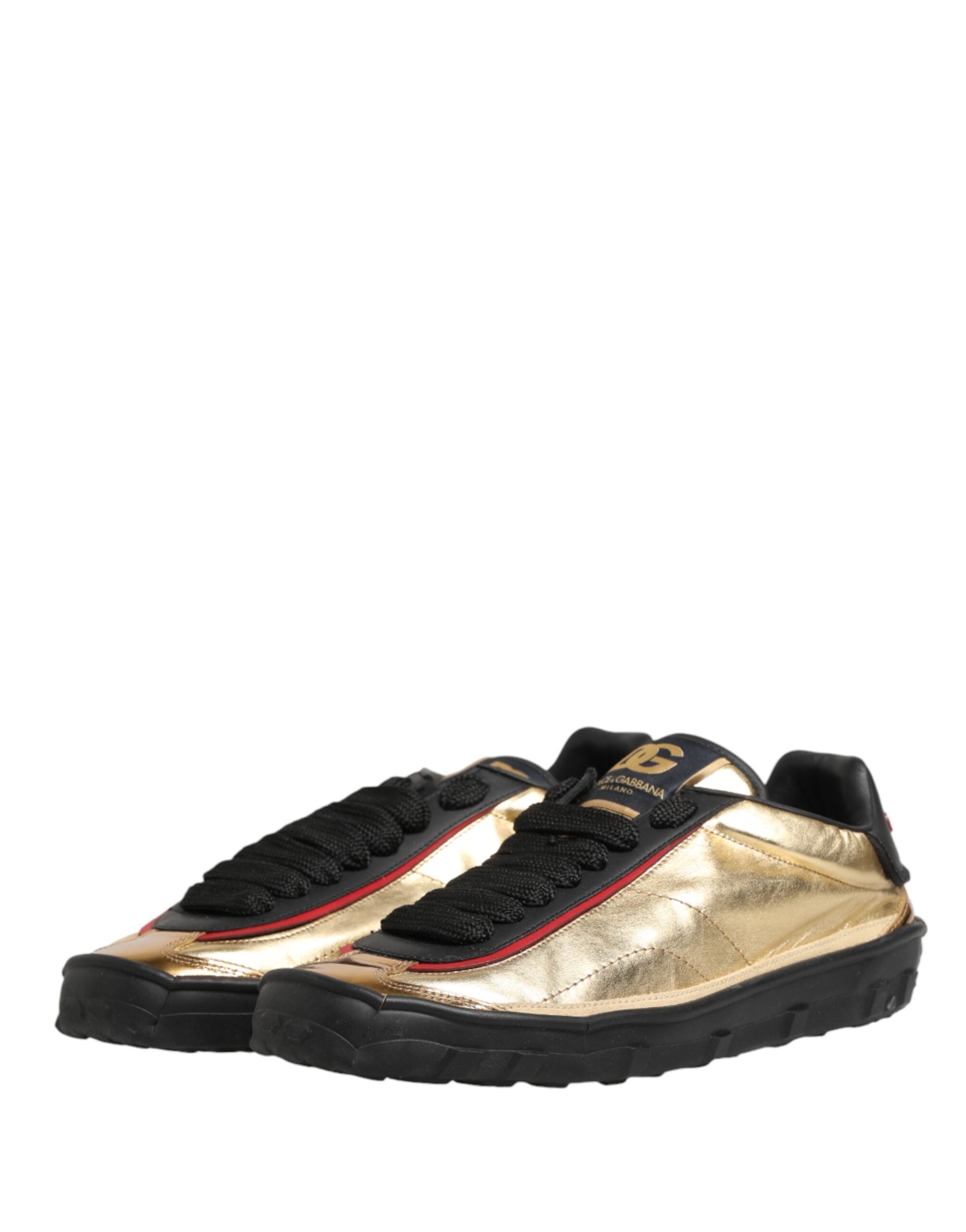 Multicolor Old Runner Lace Up Sneakers Shoes - ventzia