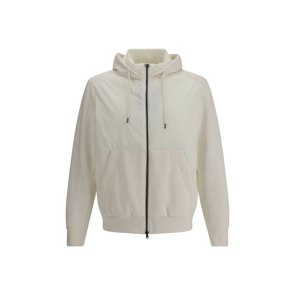 White Polyamide Shell Jacket - ventzia