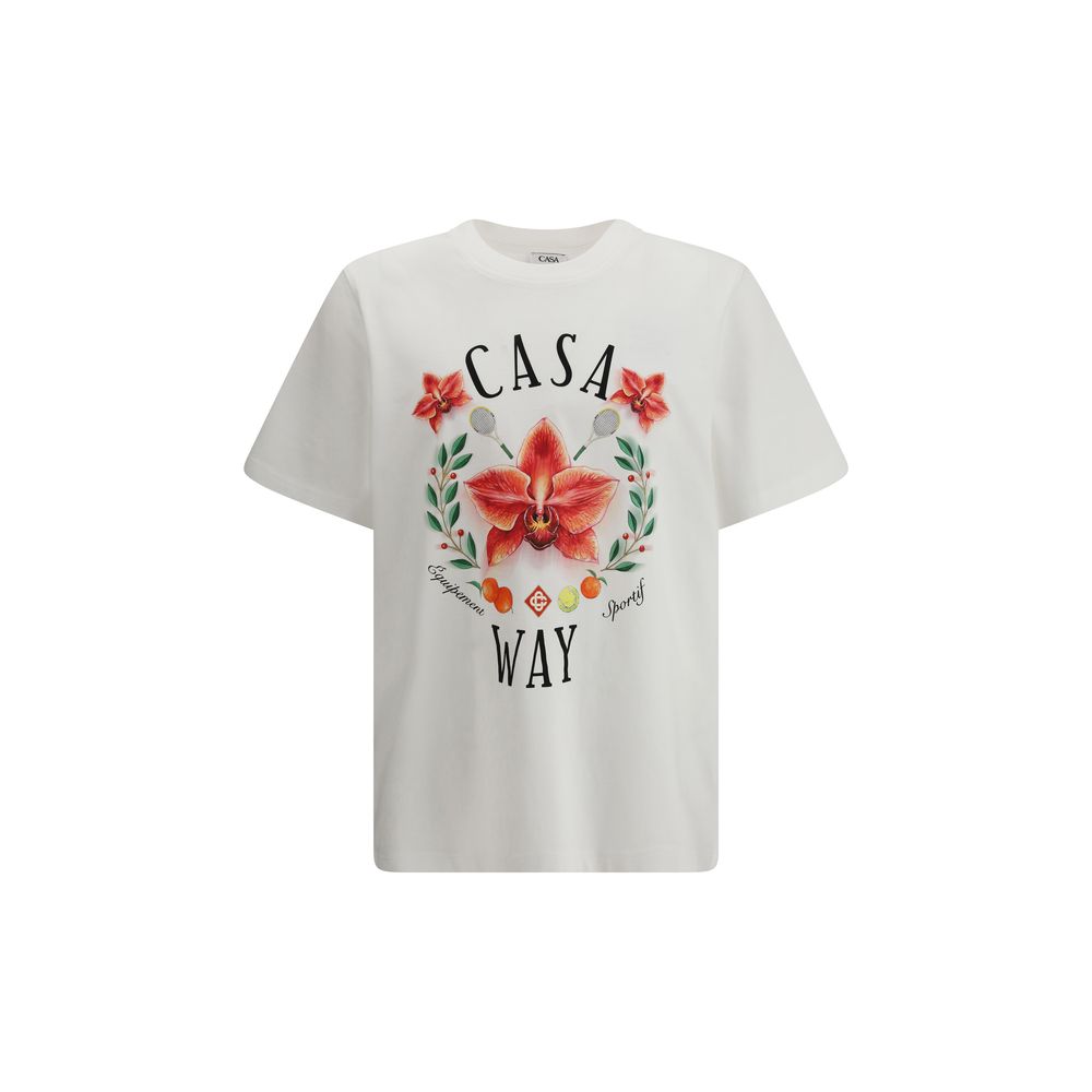 White Cotton T-Shirt - ventzia