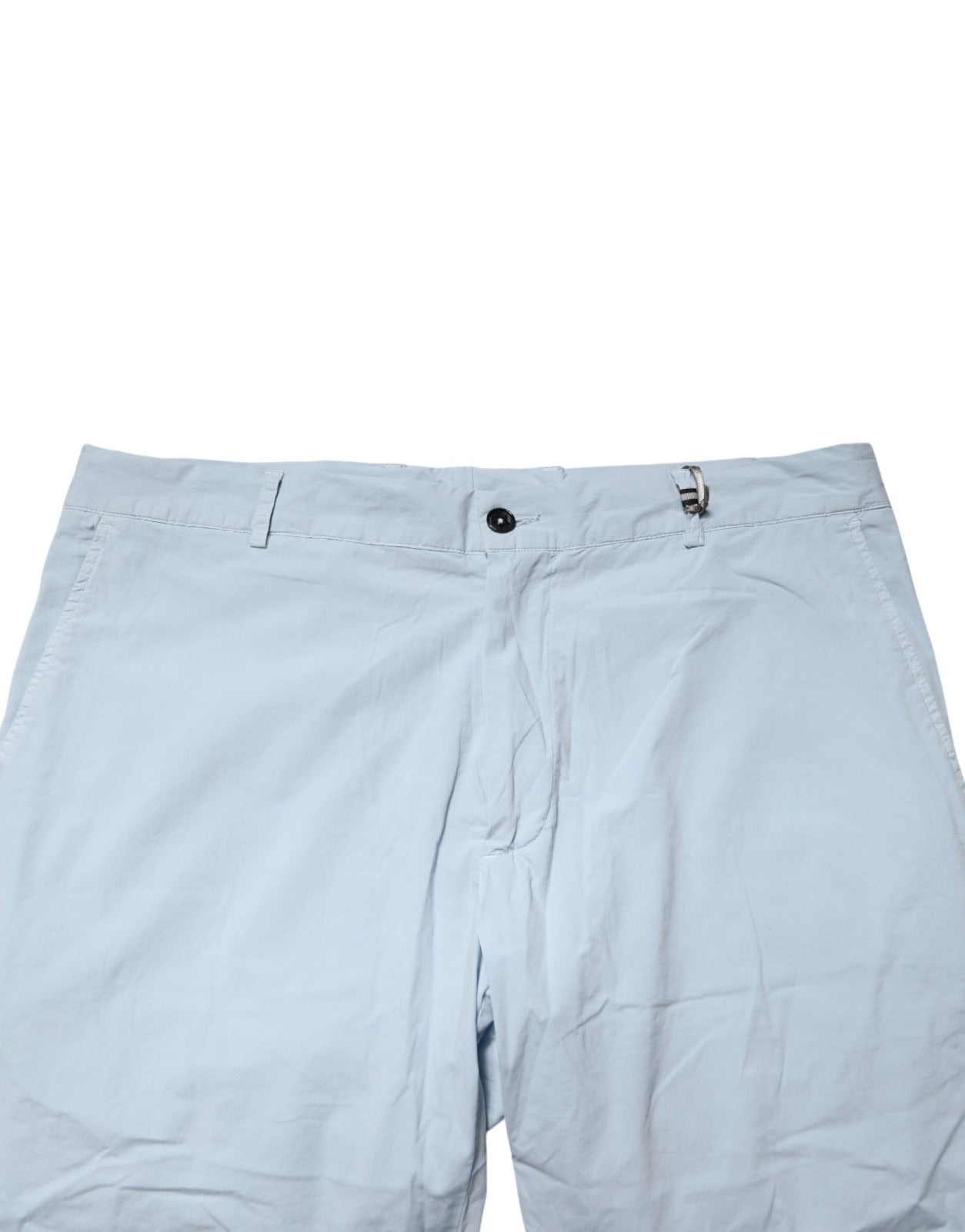 Light Blue Skinny Dress Trouser Pants - ventzia