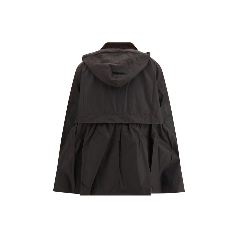 Brown Cotton Coat - ventzia
