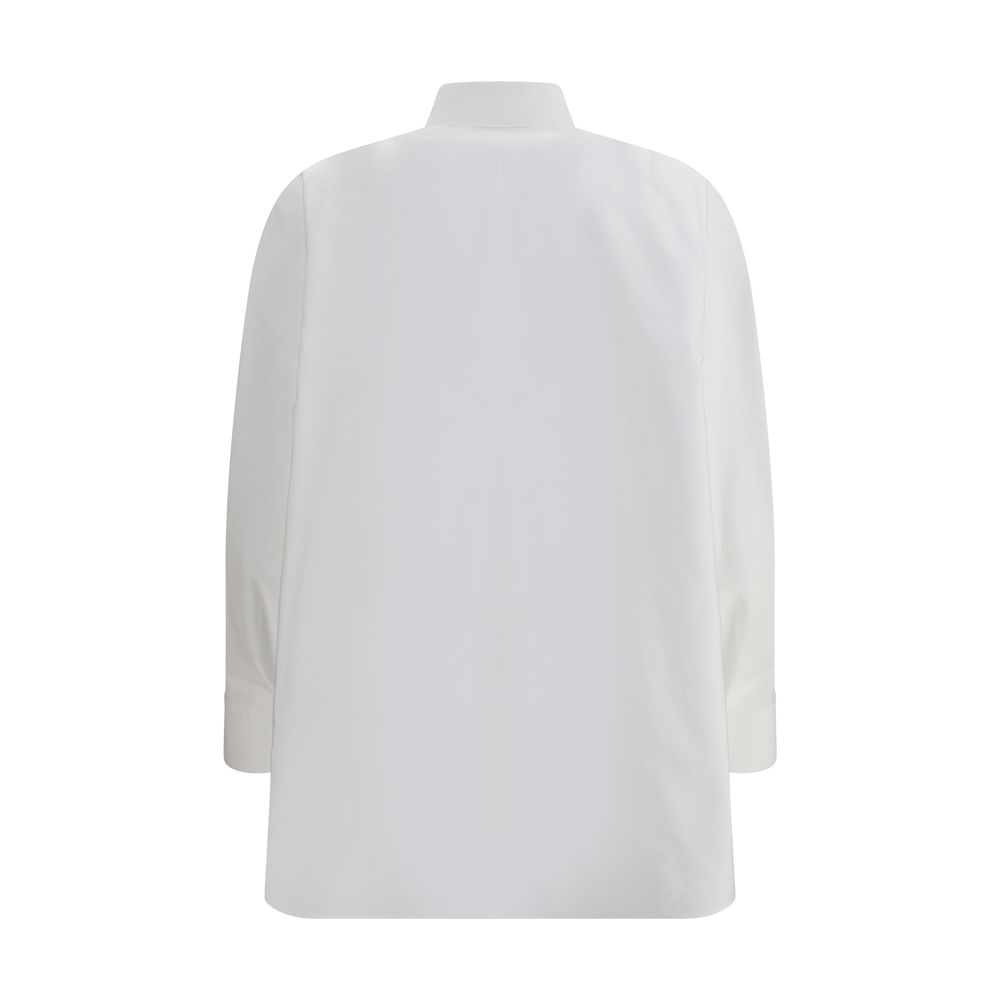 White Cotton Shirt - ventzia