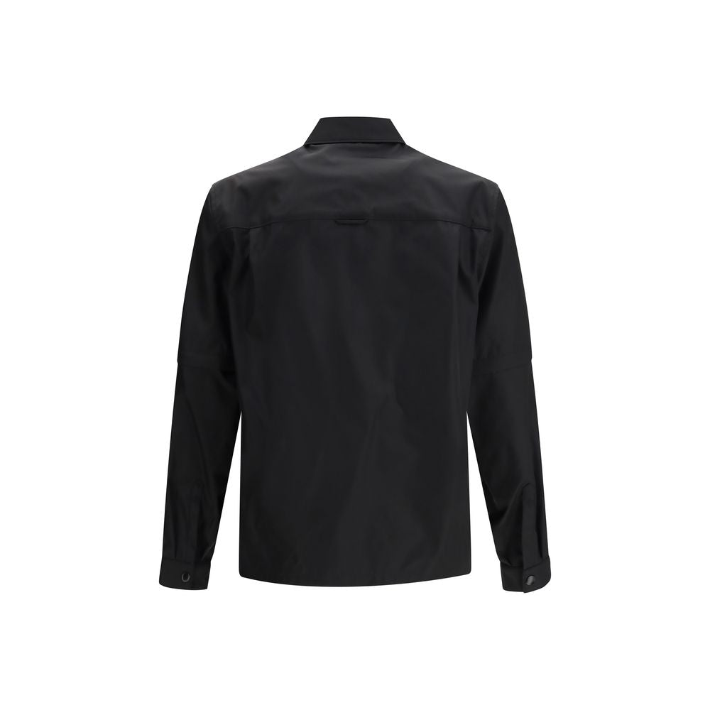 Black Recycled Polyamide Jackets And Coat - ventzia
