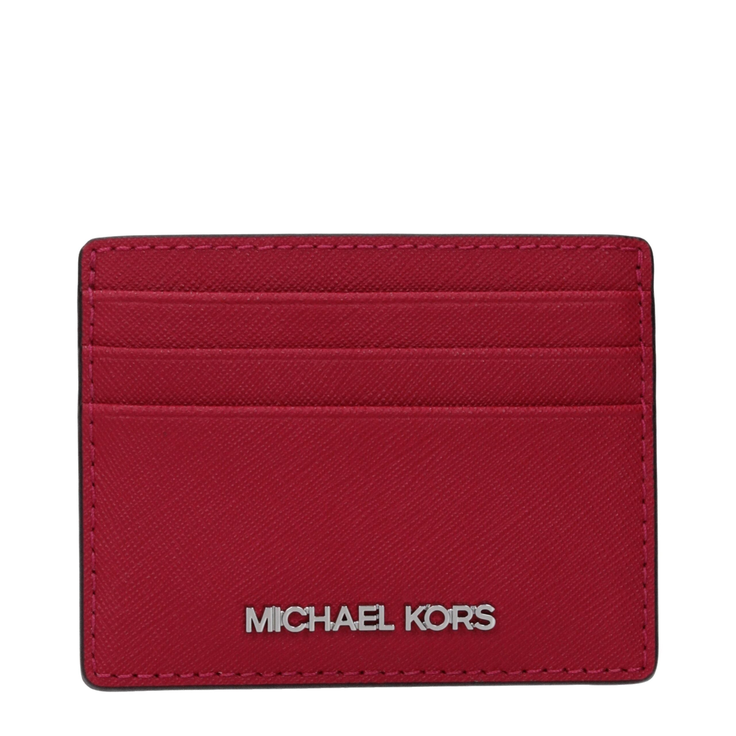 Red Leather Cardholder - ventzia