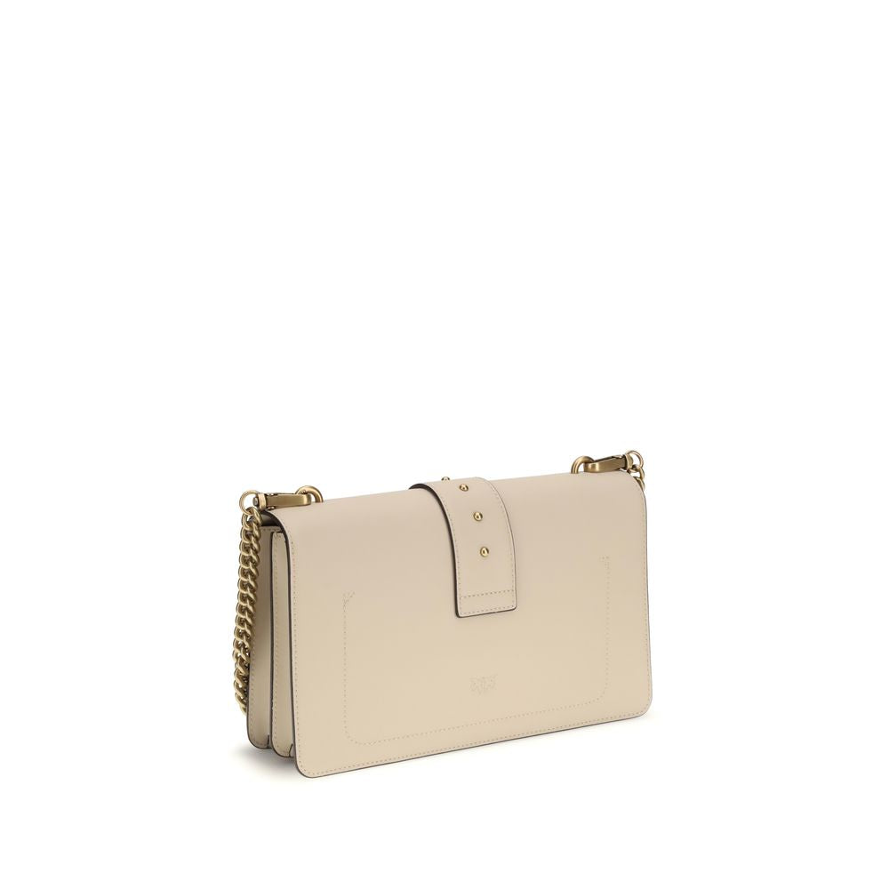 Beige Calf Leather Bos Taurus Shoulder Bag - ventzia