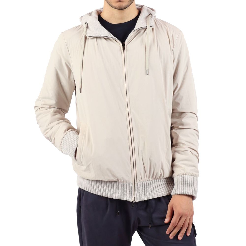 Gray Wool Bomber - ventzia
