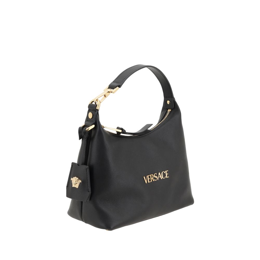 Black Calf Leather Bos Taurus Handbag - ventzia