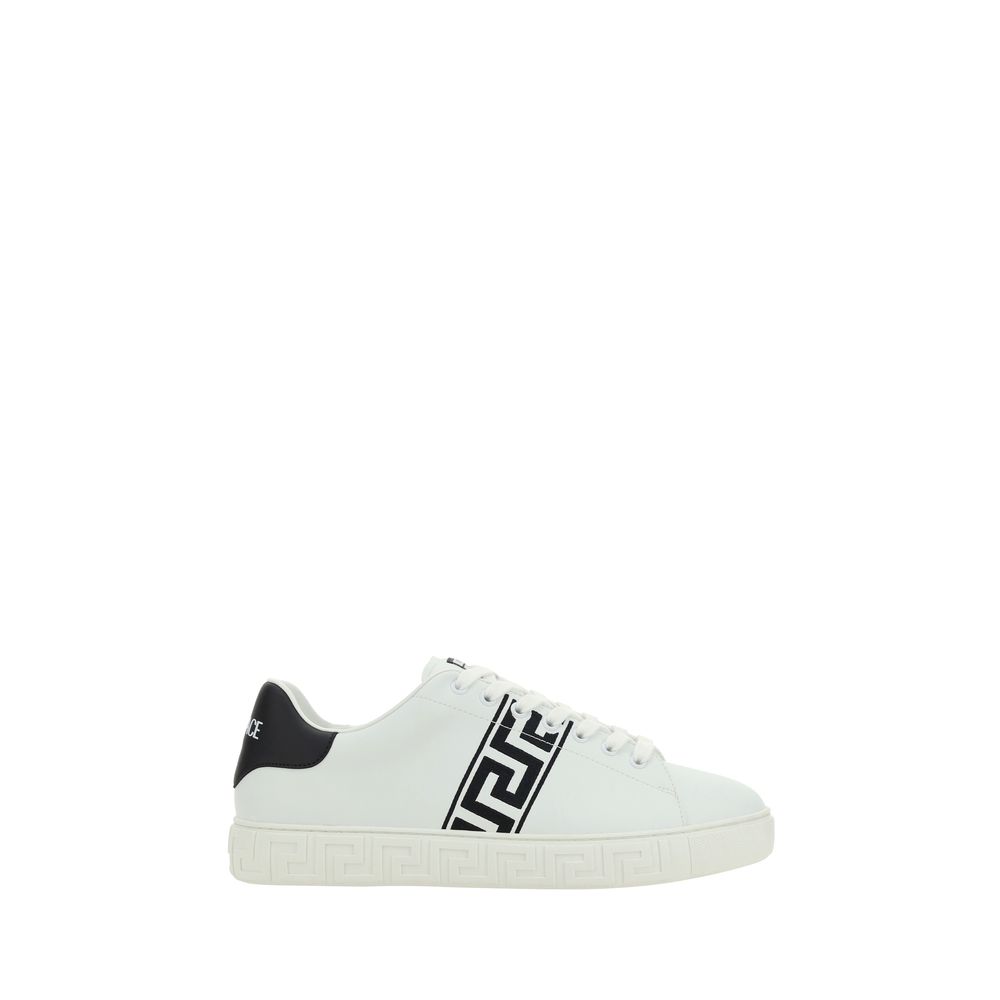 White Rubber Low Top Sneakers - ventzia