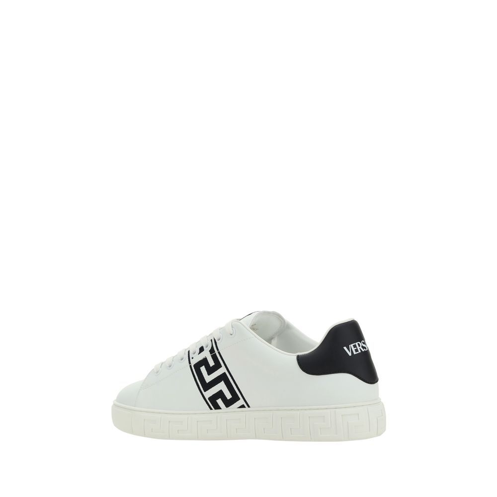 White Rubber Low Top Sneakers - ventzia