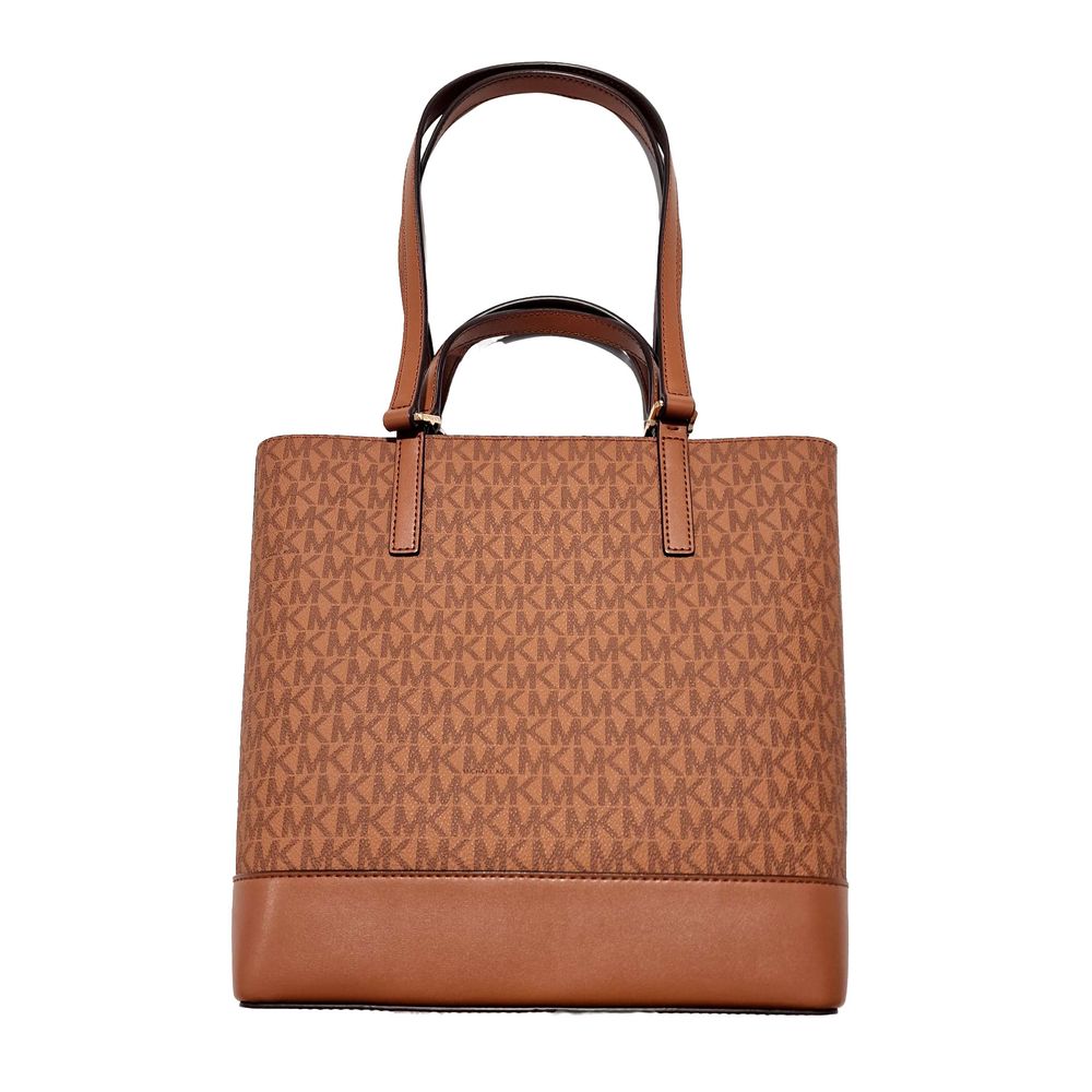 Brown Leather Tote Bag - ventzia
