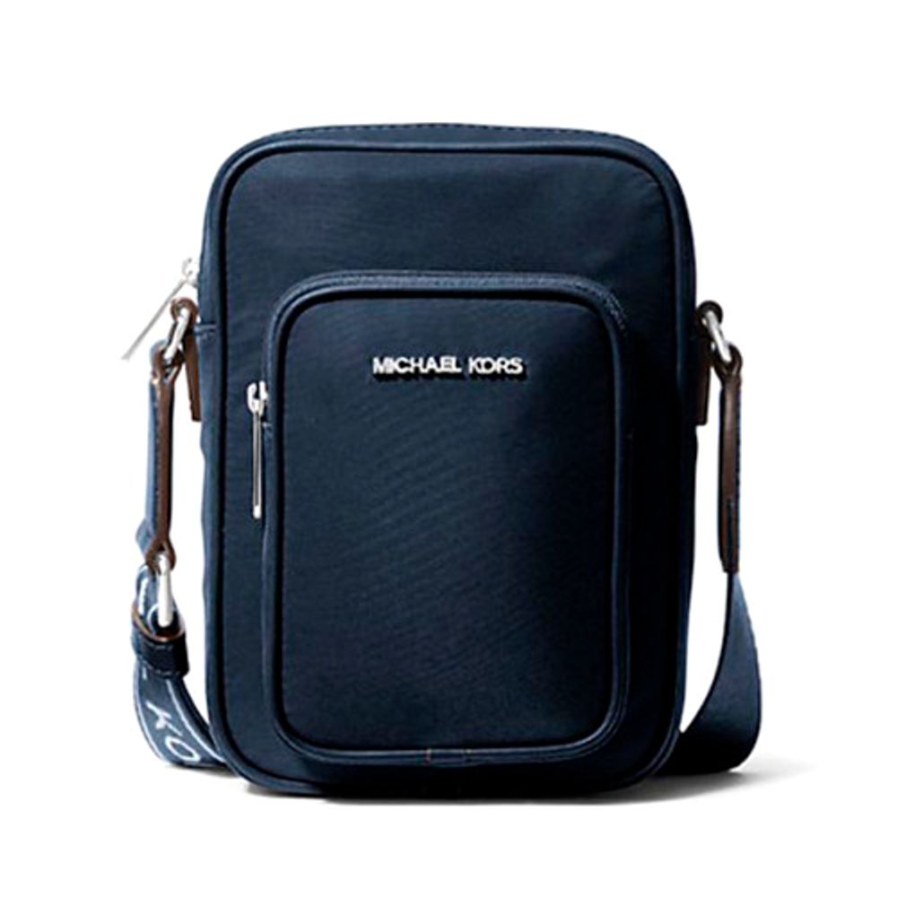 Blue Nylon Crossbody Bag - ventzia