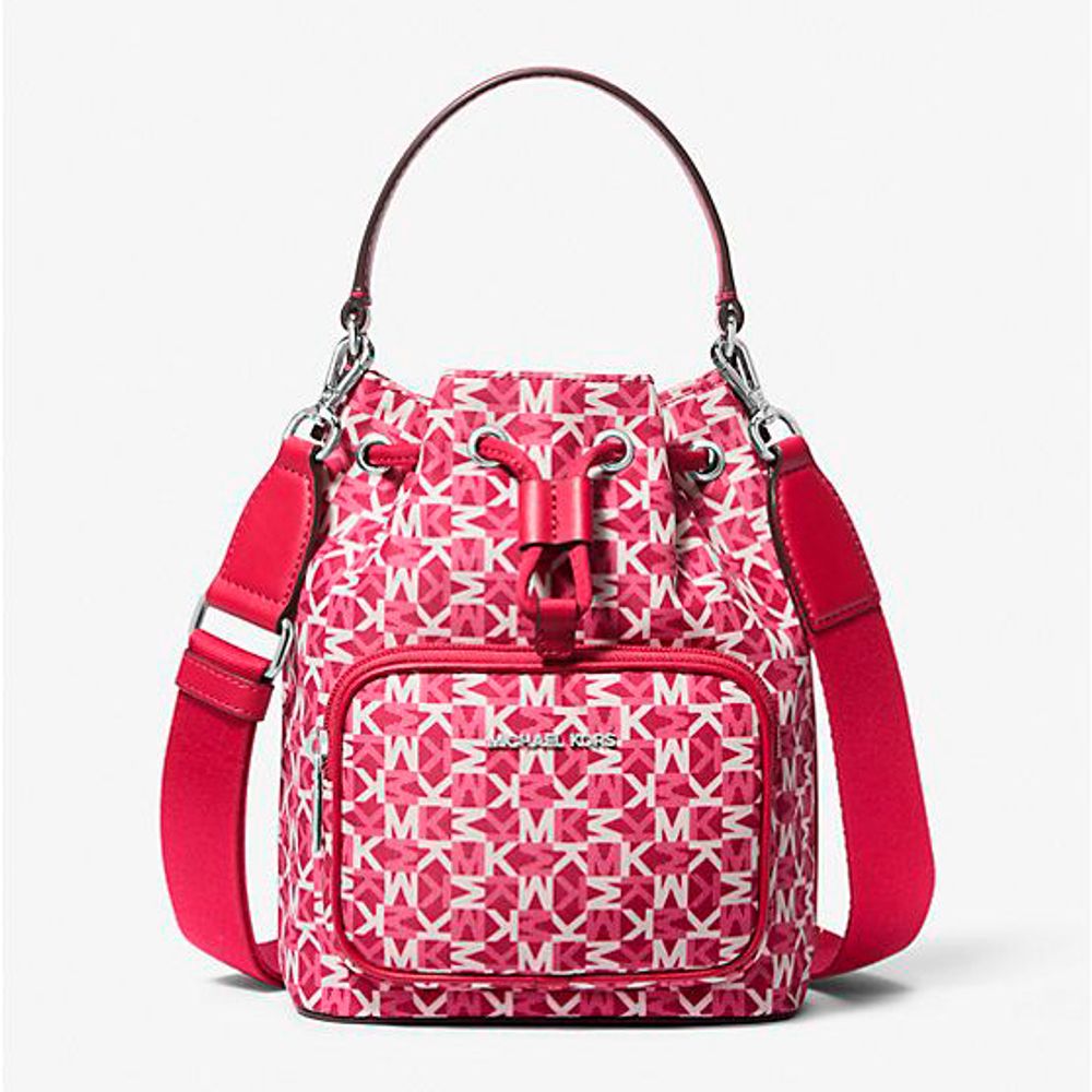 Multicolor Nylon Backet Bag - ventzia