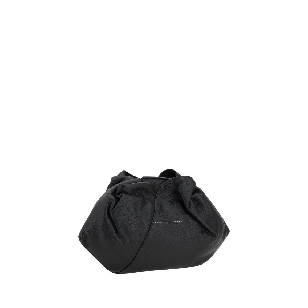 Black Calf Leather Bos Taurus Handbag - ventzia