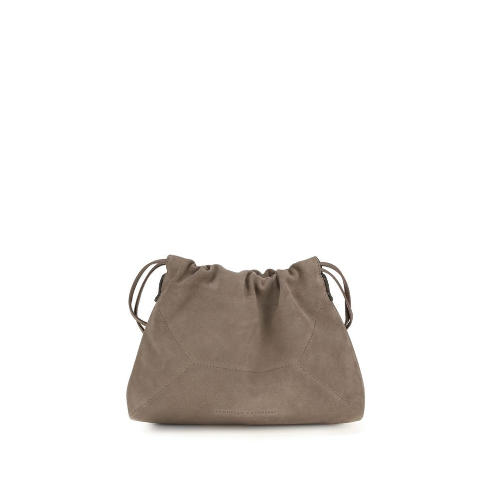 Beige Calf Leather Bos Taurus Clutch Bag - ventzia