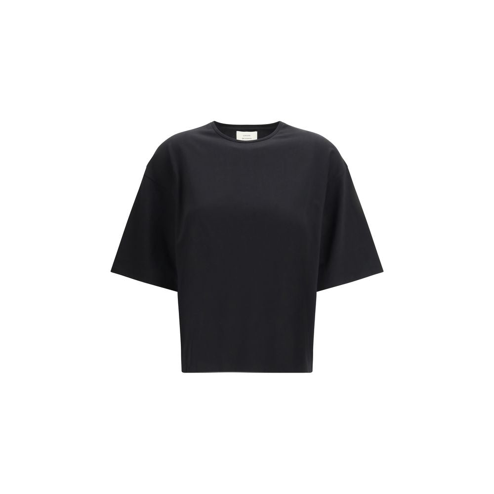 Black Cotton T-Shirt - ventzia